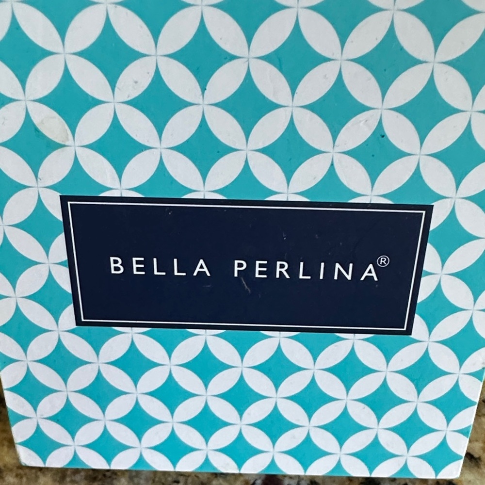 bella Perlina Gold Pearl Charm Bracelet with Sea-Glass Bead - Picture 3 of 3